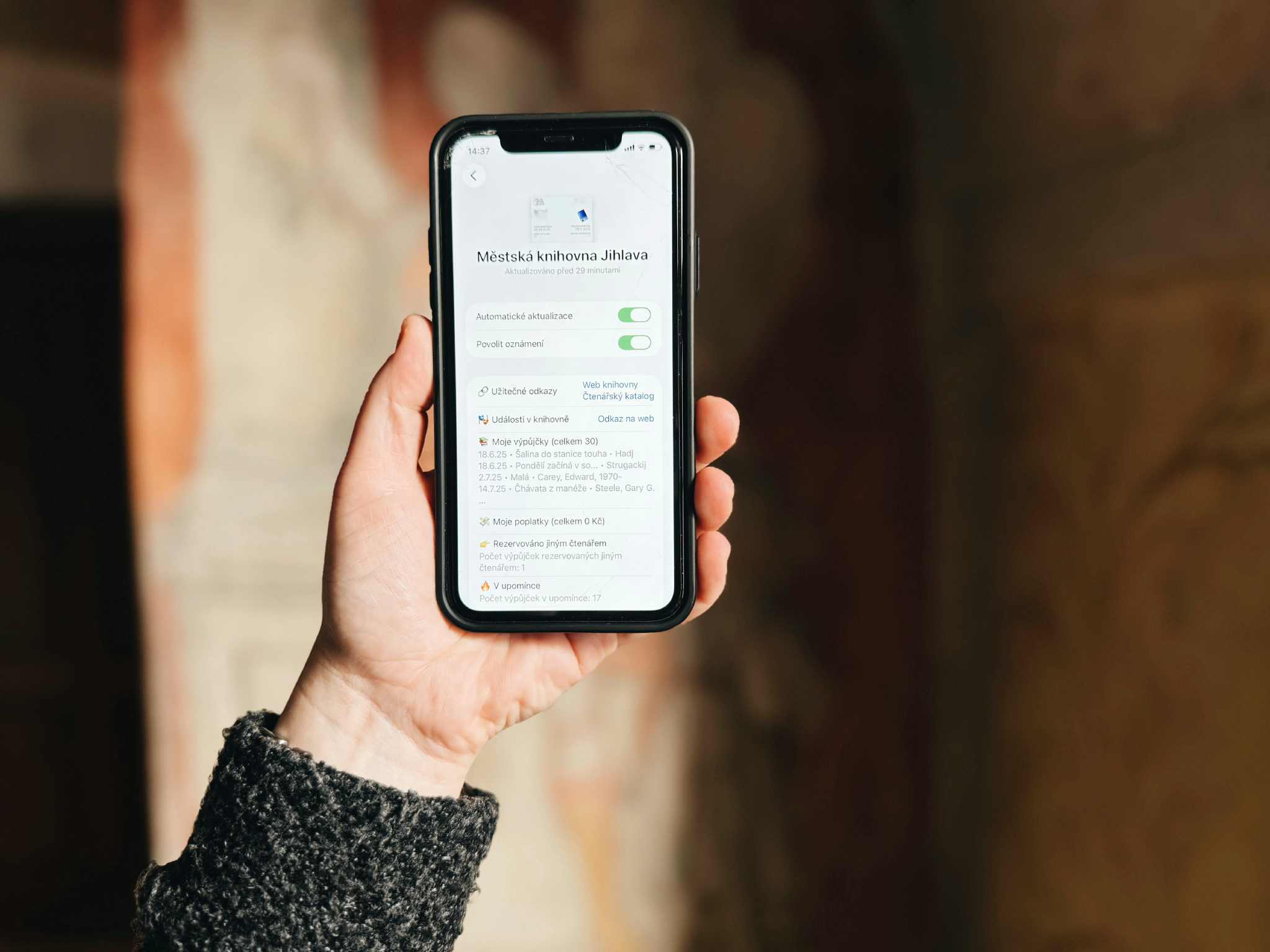 Digitální čtenářský průkaz